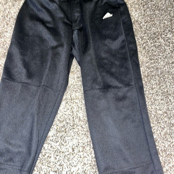 Adidas Boys Elastic Bottom Baseball Pants Aeroready Black youth medium 11-12y - Picture 2 of 5
